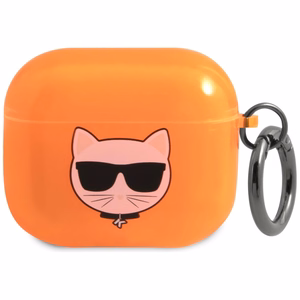 Karl Lagerfeld Choupette чехол для AirPods 3 - оранжевый