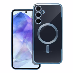 Electro Mag Cover case for Samsung A55 compatible with MagSafe blue