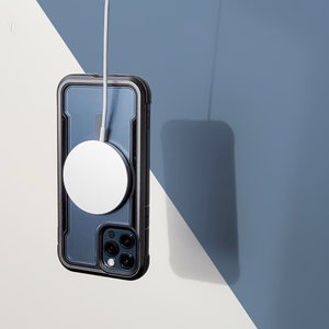 Raptic X-Doria Apsauginis dėklas iPhone 14 su Magnetine šarvuota danga žalia