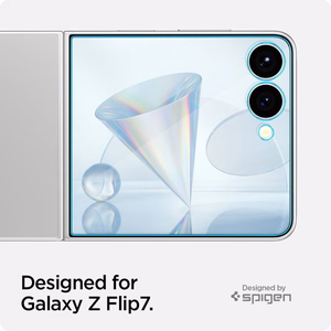 Spigen Glas.TR EZ Fit HD Tempered Glass Screen Protector for Samsung Galaxy Z Flip 7 - Transparent