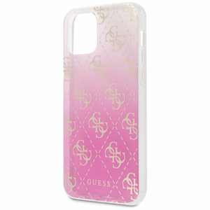 Guess GUHCP12SPCU4GGPI iPhone 12 mini 5.4" rožinis/rožinis kietas dėklas 4G Gradient