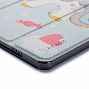 Dėklas Reach Smart Leather Samsung X210/X215/X216 Tab A9 Plus 11.0/X230/X235/X236 Tab A11 Plus 11.0 unicorn