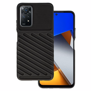 Dėklas telefonui Thunder XIAOMI REDMI NOTE 11 5G/NOTE 11S 5G/POCO M4 Pro 5G juodas