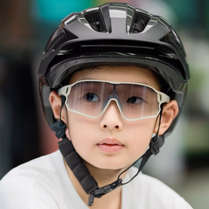 Rockbros LK-67 Youth Bike Helmet with Detachable Visor 54–58 cm - Black