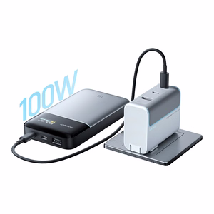 "Cuktech PB150S" 100W 15000mAh maitinimo bankas - pilkos spalvos