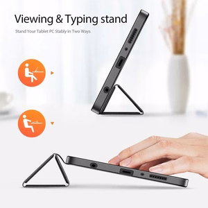 Чехол Dux Ducis Domo для Samsung X110 X115 Tab A9 8.7 X130 X135 Tab A11 8.7 чёрный