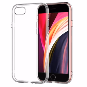 Чехол для iPhone 7 / 8 / SE 2020 / SE 2022 Clear Case 2 мм Box прозрачный