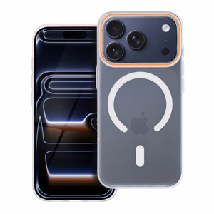 Dėklas GO ORANGE suderinamas su MagSafe skirtas OPPO Reno 14F skaidrus