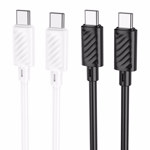Кабель USB C - USB C Hoco 3A 60W 2 м X88 черный