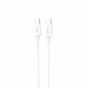 USB kabelis Dudao L4C USB-C to USB-C 30W 1.2m baltas