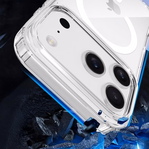 3mk Armor Magnetinis dėklas iPhone 17 Pro telefonui - permatomas