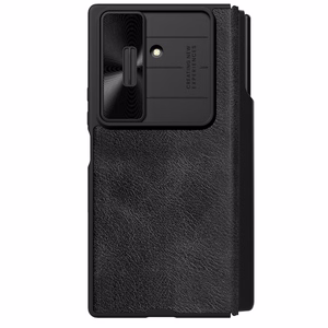 Nillkin Qin Pro dėklas Samsung Galaxy Z Fold 7 su S Pen Space - juodas