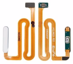 Flex Samsung A125 A12/A127 A12S on/off with fingerprint white original (service pack)