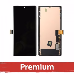 Black OEM display with frame for Google Pixel 6 Pro