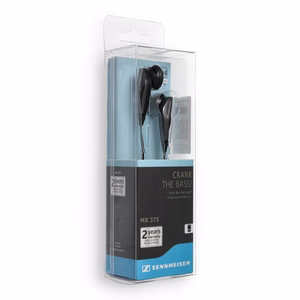 Проводные наушники Jack 3,5 mm Sennheiser MX375 черные