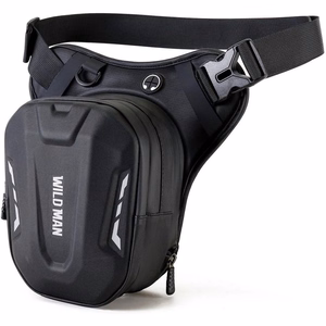 WILDMAN L1 3 L cyclist and motorcyclist leg bag – black