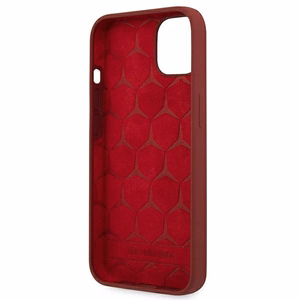 Mercedes Silikoninė Linija Dėklas iPhone 13 mini - Raudonas