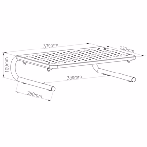 Maclean MC-948 monitoriaus ir nešiojamo kompiuterio stovas ekranams 13-32″