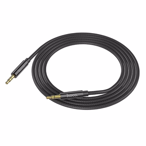 AUX laidas Jack 3,5 mm į Jack 3,5 mm Hoco 2 m UPA19 juodas