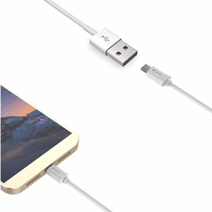 Devia кабель Smart EC082 USB - USB-C 1,0 м 2,1A белый
