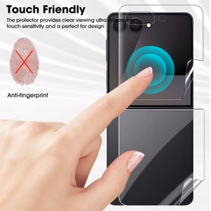 Защита экрана «Flexible Clear HD» набор 2в1 для Samsung F731 Z Flip5 (Bulk)