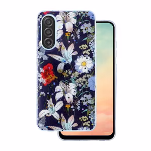 Glow Glam dėklas telefonui Samsung Galaxy A36 5G / A56 5G mėlynas