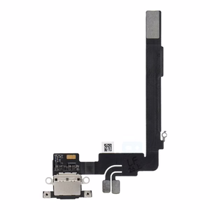 Originalus iš donorinio įrenginio išimtas „iPhone 16 Pro Max“ USB įkrovimo lizdo šleifas – juodas