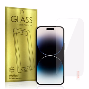 Glass Gold grūdinto stiklo ekrano apsauga iPhone 15/15 Pro