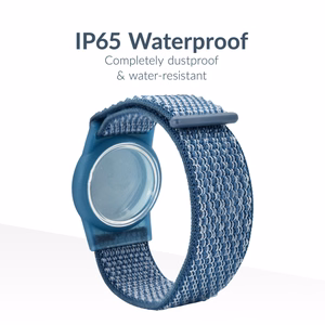 Beeep OneTag paieškos žymeklis su vaikiška apyranke ir Velcro užsegimu „Dolphin“, Apple Find My / Android