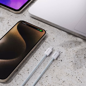 Dudao L6C USB-C - USB-C PD 30W kabelis 2m - šviesiai mėlynas