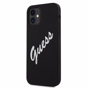Guess GUHCP12SLSVSBW iPhone 12 mini 5.4" чёрно-белый жёсткий чехол Silicone Vintage