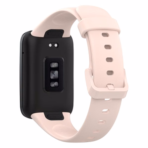 SILIKONINIS DIRŽELIS MI BAND 7 PRO/ M7 PRO (13). šviesiai rožinis