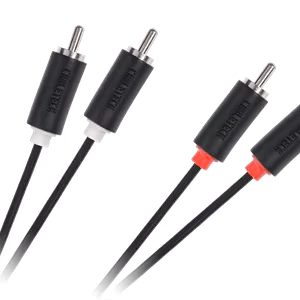 Cabletech Standard 2 RCA–2 RCA kabelis, 1 m