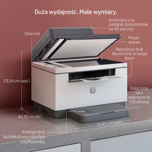 HP LaserJet MFP M234sdn Принтер чёрно-белый для малого офиса печать/копир/сканер компактный 40-листовой АПД