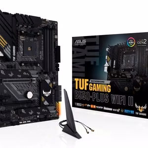ASUS TUF GAMING B550-PLUS WIFI II AMD B550 Socket AM4 ATX pagrindinė plokštė