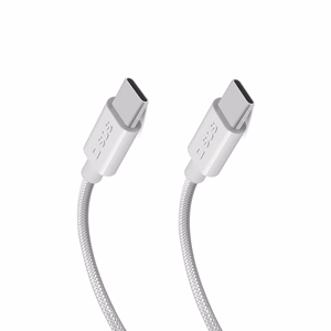 SBS TECABLETISSUETCC2G Кабель 2x USB-C 2m 60W Power Delivery - серый