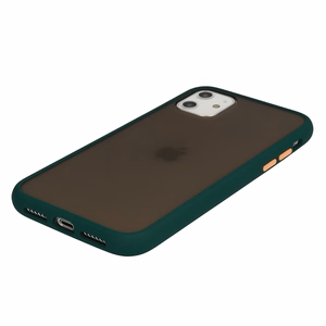 Vennus Color Button Bumper dėklas telefonui Samsung Galaxy A20S žalias