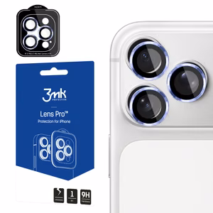 Apple iPhone 18 Pro / 18 Pro Max – 3mk Lens Protection Pro kameros stikliukas (spalva: šviesiai mėlyna)