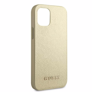 Guess GUHCP12SIGLGO iPhone 12 mini 5.4" gold/gold hardcase Iridescent
