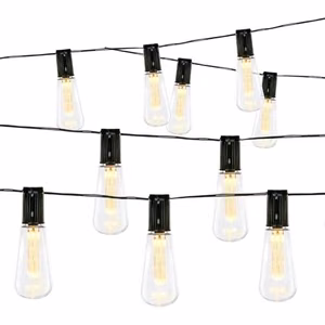 Grundig saulės energija maitinama LED girlianda, 10 lempučių, 3,35 m