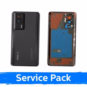 Galinis dangtelis skirtas Xiaomi Poco F5 Pro 5G / Black / (Service Pack)