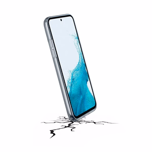 Cellularline Clear Strong dėklas, skirtas Samsung Galaxy A54 5G, su integruota antibakterine formule, skaidrus