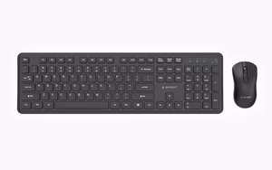 GEMBIRD KBS-WPS-01 belaidė klaviatūra ir pelė, ENG, juoda