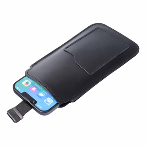 ROYAL - Odinė universali diržo kišenė / juoda - Dydis 2XL+aukštas - SAMSUNG S21 ULTRA / HUAWEI P Smart 2021 / XIAOMI Redmi 12 / OPPO A98 5G