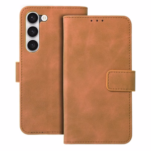 Чехол-книжка для Samsung S23 Tender Book коричневый