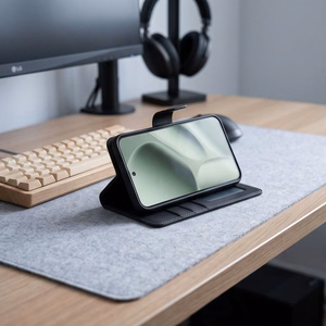 Tech-Protect Wallet dėklas, skirtas „Google Pixel 11 / 11 Pro“ – matinis juodas