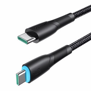 Joyroom Starry Series SA32-CC3 кабель USB-C USB-C 60W 1м - чёрный