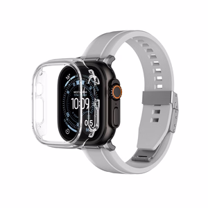 AmazingThing Minimal apsauginis dėklas Apple Watch UItra 3 49mm - Skaidrus