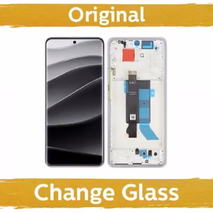 LCD ekranas suderinamas su Xiaomi Redmi Note 14 Pro 5G su remu / Midnight Black / (Atnaujintas: Kinija)