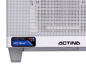 Actina 5901443431749 PC AMD Ryzen™ 7 7800X3D 32 GB DDR5-SDRAM 1 TB SSD NVIDIA GeForce RTX 5070 Ti Mini Tower baltas
